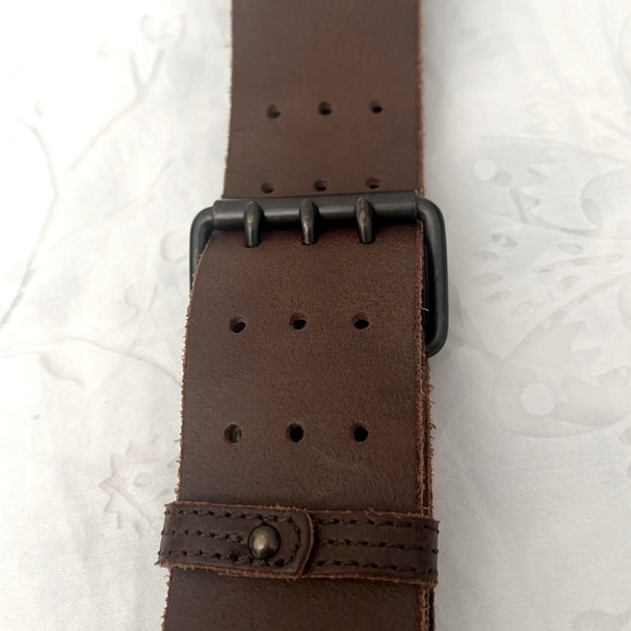 1937 accessories size S genuine leather made in USA Y2K chunky - Picture 1 of 10